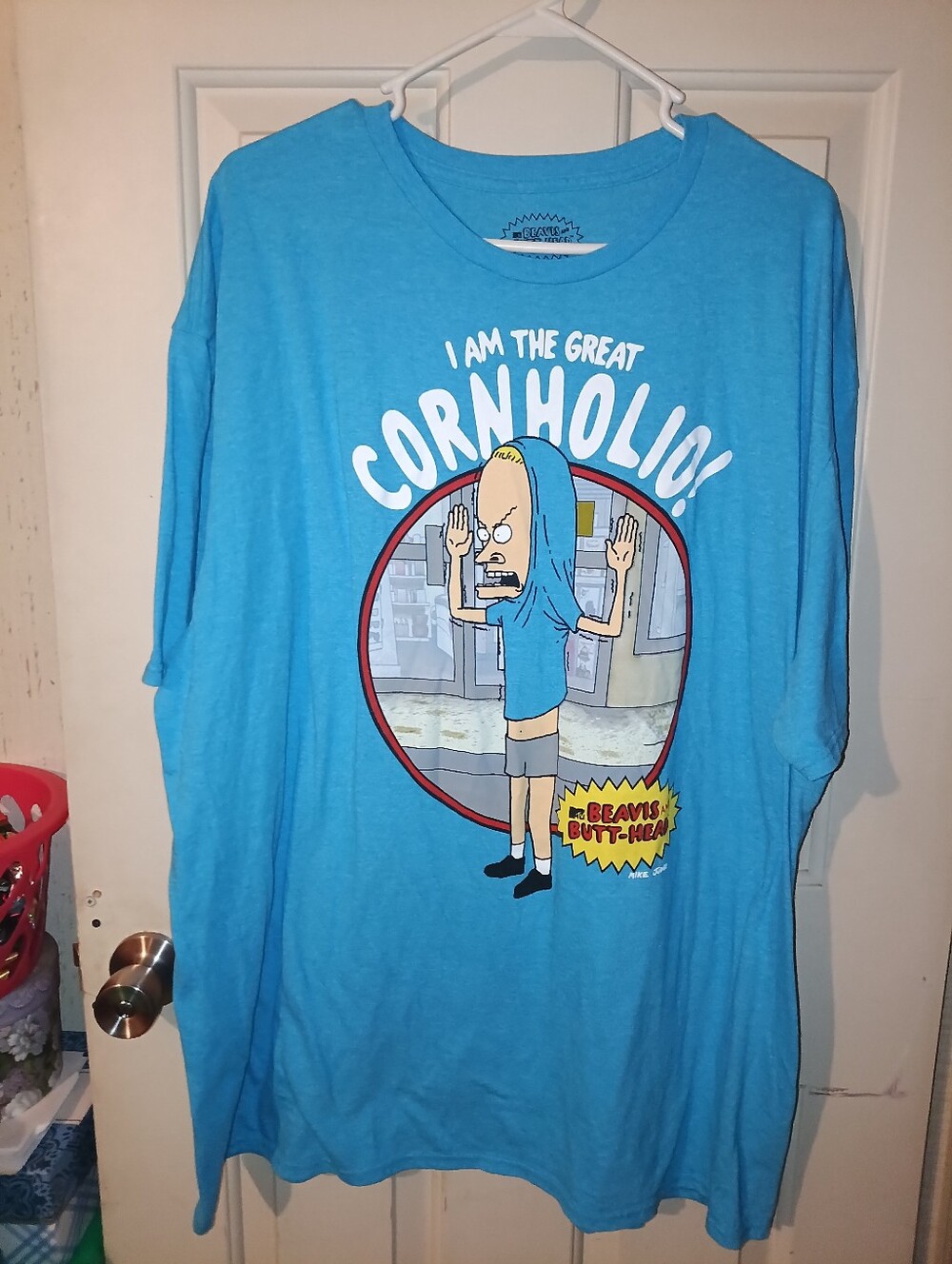 Beavis and Butt-Head 'I Am The Great Cornholio MTV Mike Judge Tshirt 2X 💙